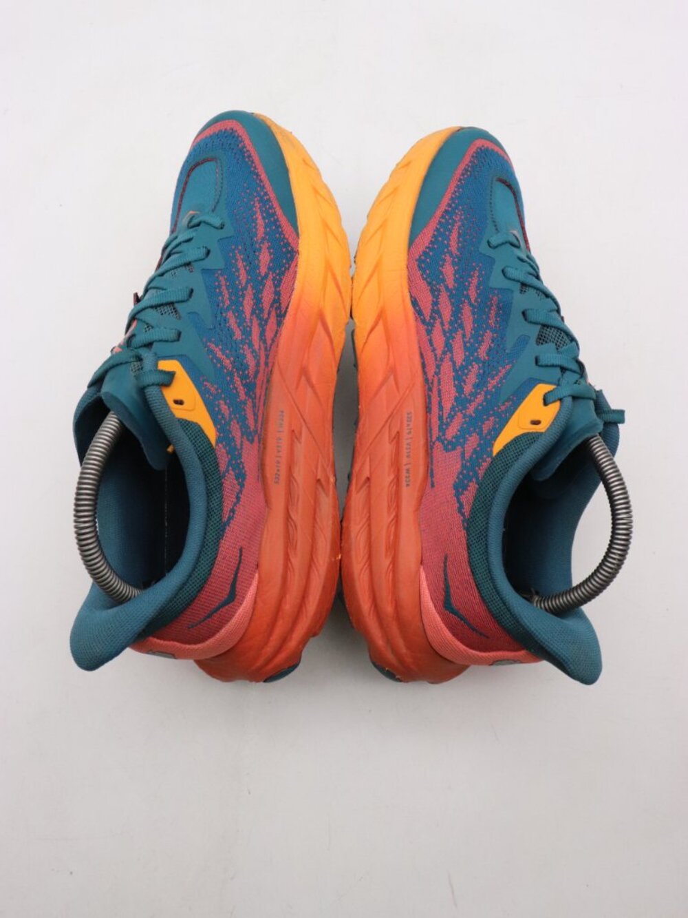 Hoka One One Speedgoat 5 Women's 9 B Blue Coral Camellia Sneakers 1123158 BCCML - Picture 6 of 9